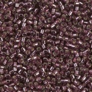 Miyuki delica Beads 11/0 - Silverlined mauve DB-1204